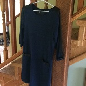 Beautiful tunic dress with leather detail